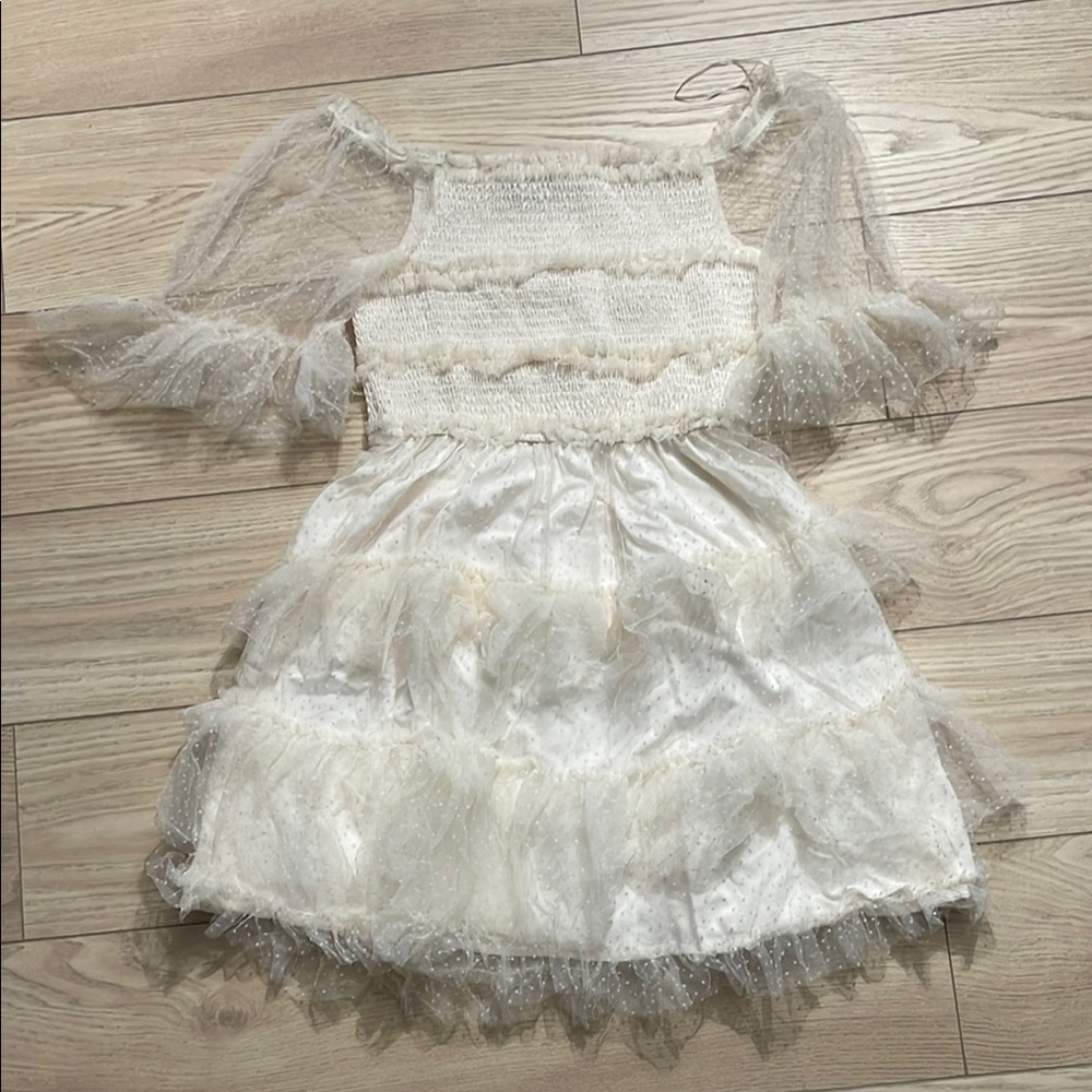 The Post Parker Ivory Tulle Dress